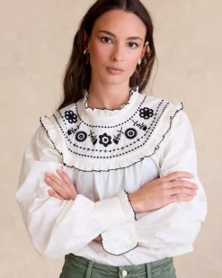 Polin et moi Chemisier à col Indiana