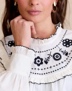 Polin et moi Chemisier à col Indiana