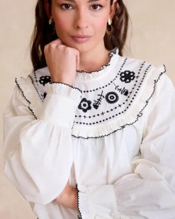 Polin et moi Chemisier à col Indiana