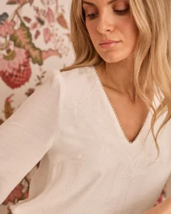 Polin et moi Chemisier à détails Lucille