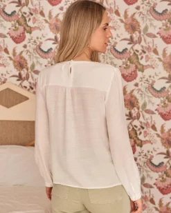 Polin et moi Chemisier à détails Lucille