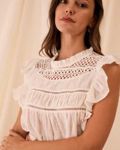 Polin et moi Chemisier à volants Catrina