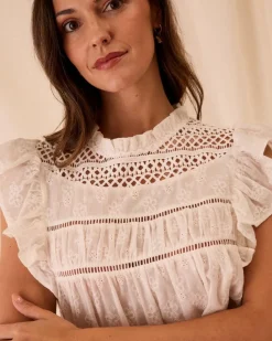 Polin et moi Chemisier à volants Catrina