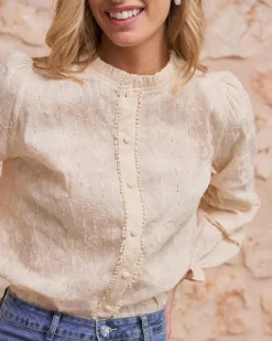 Polin et moi Dafne Blouse brodée