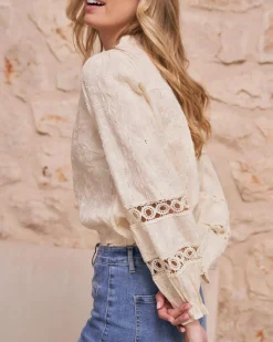 Polin et moi Dafne Blouse brodée