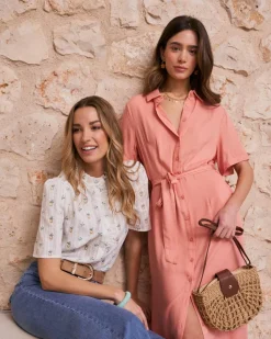 Polin et moi Daria Chemise à fleurs à manches