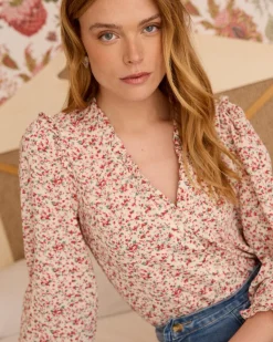 Polin et moi Efra imprimer Blouse