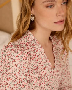 Polin et moi Efra imprimer Blouse