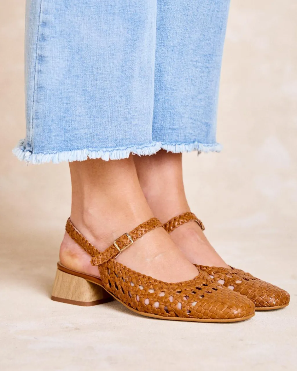 Polin et moi Escarpins Tressées Maddi