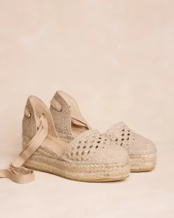 Polin et moi Espadrille compensée Elisabetta