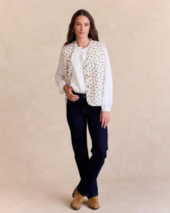 Polin et moi Gilet Alina Flowers