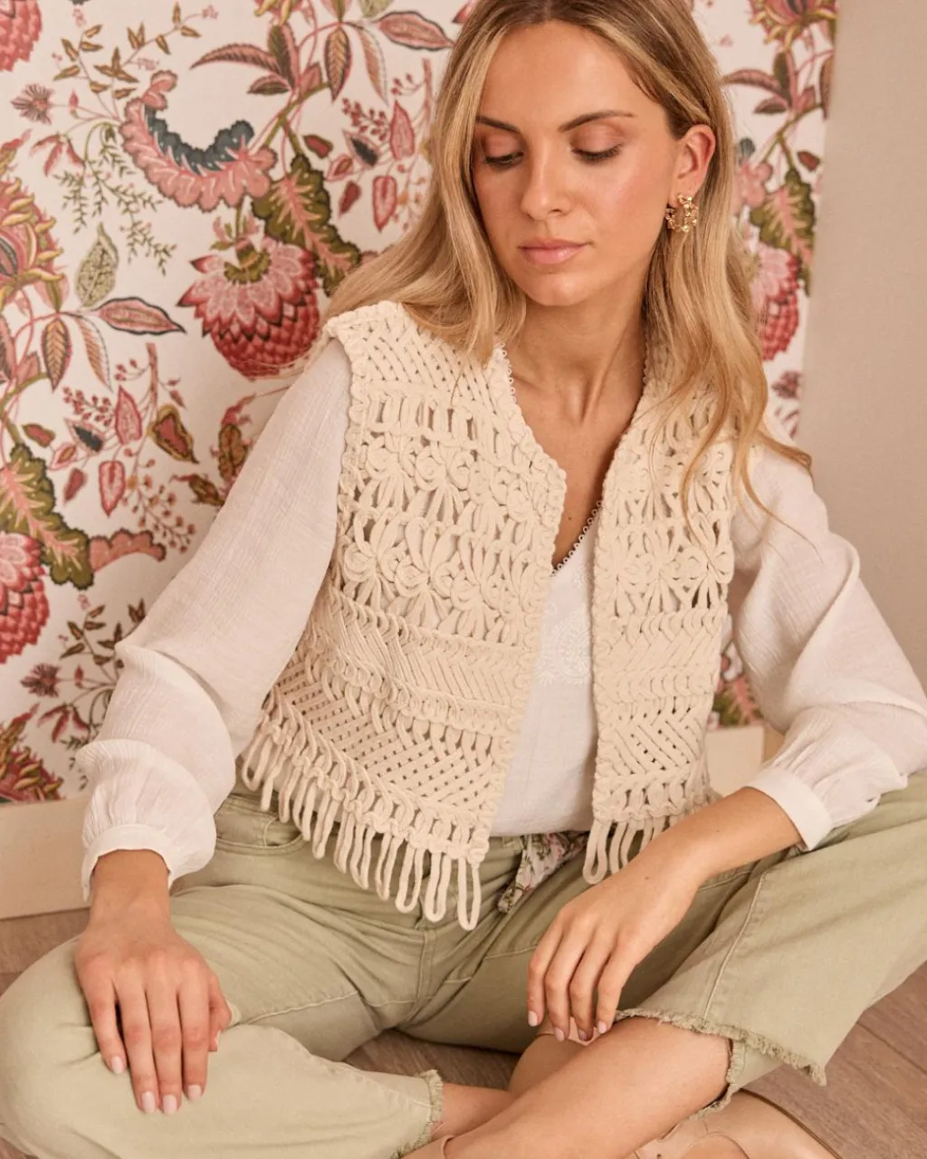 Polin et moi Gilet en crochet Sabi