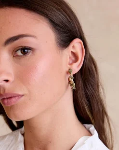 Polin et moi Grande Boucle d’Oreille Fleur Honfleur