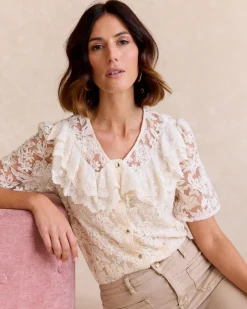 Polin et moi Haut brodé Griselda