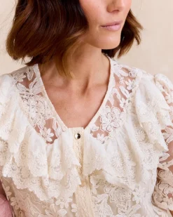 Polin et moi Haut brodé Griselda