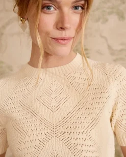 Polin et moi Haut court en maille milanaise