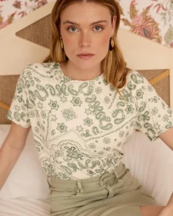 Polin et moi Haut en maille Idalia imprimer