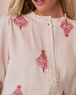 Polin et moi Herena Chemise brodée