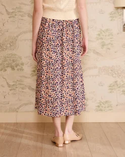 Polin et moi Jupe imprimée avec boutons Lita