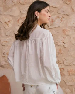 Polin et moi Lucinda Encolure Chemise Brodée