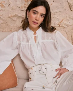 Polin et moi Lucinda Encolure Chemise Brodée