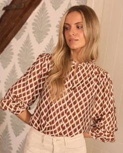 Polin et moi Mariela imprimer chemisier