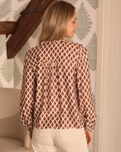 Polin et moi Mariela imprimer chemisier