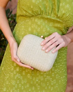 Polin et moi Pochette Viora Raphia