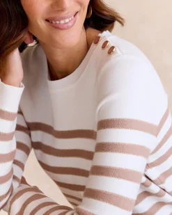 Polin et moi Pull rayé Eugenia