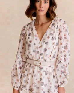 Polin et moi Robe à fleurs thaïlandaises