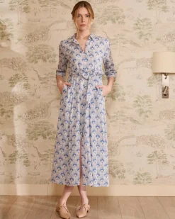 Polin et moi Robe chemise en jean Bethsabe