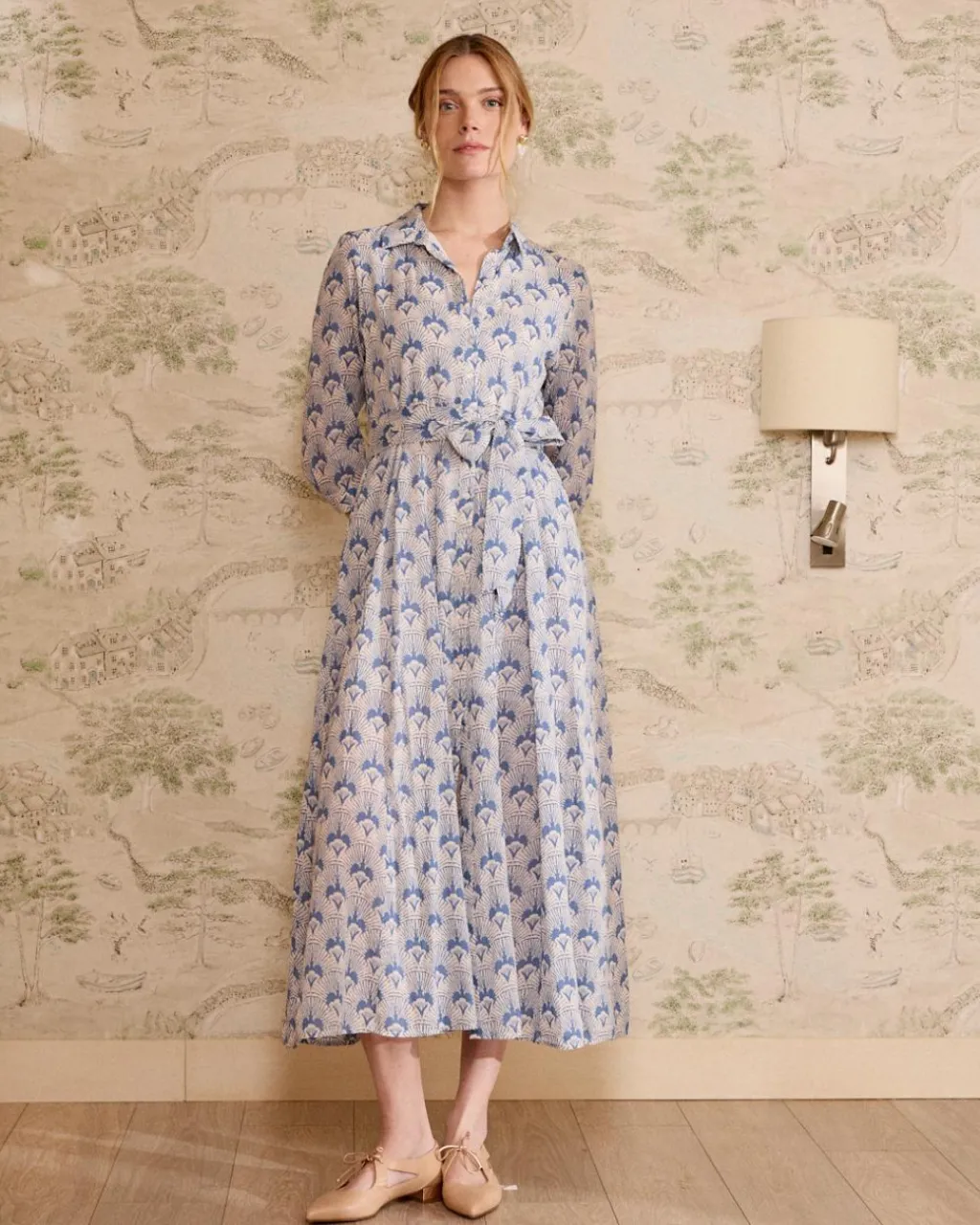 Polin et moi Robe chemise en jean Bethsabe