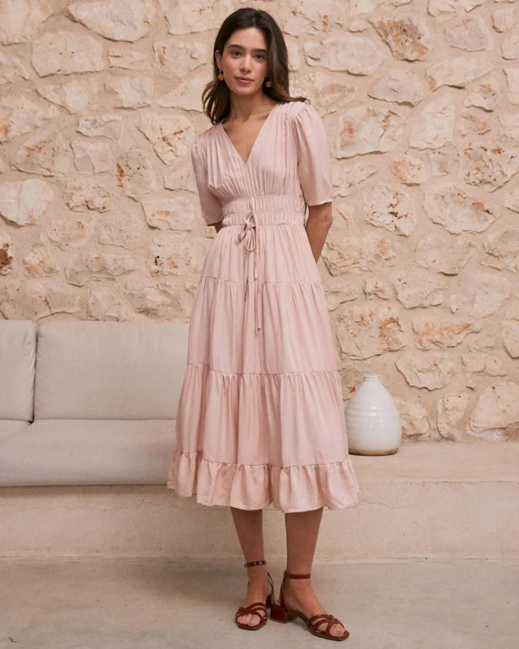 Polin et moi Robe froncée Melissa