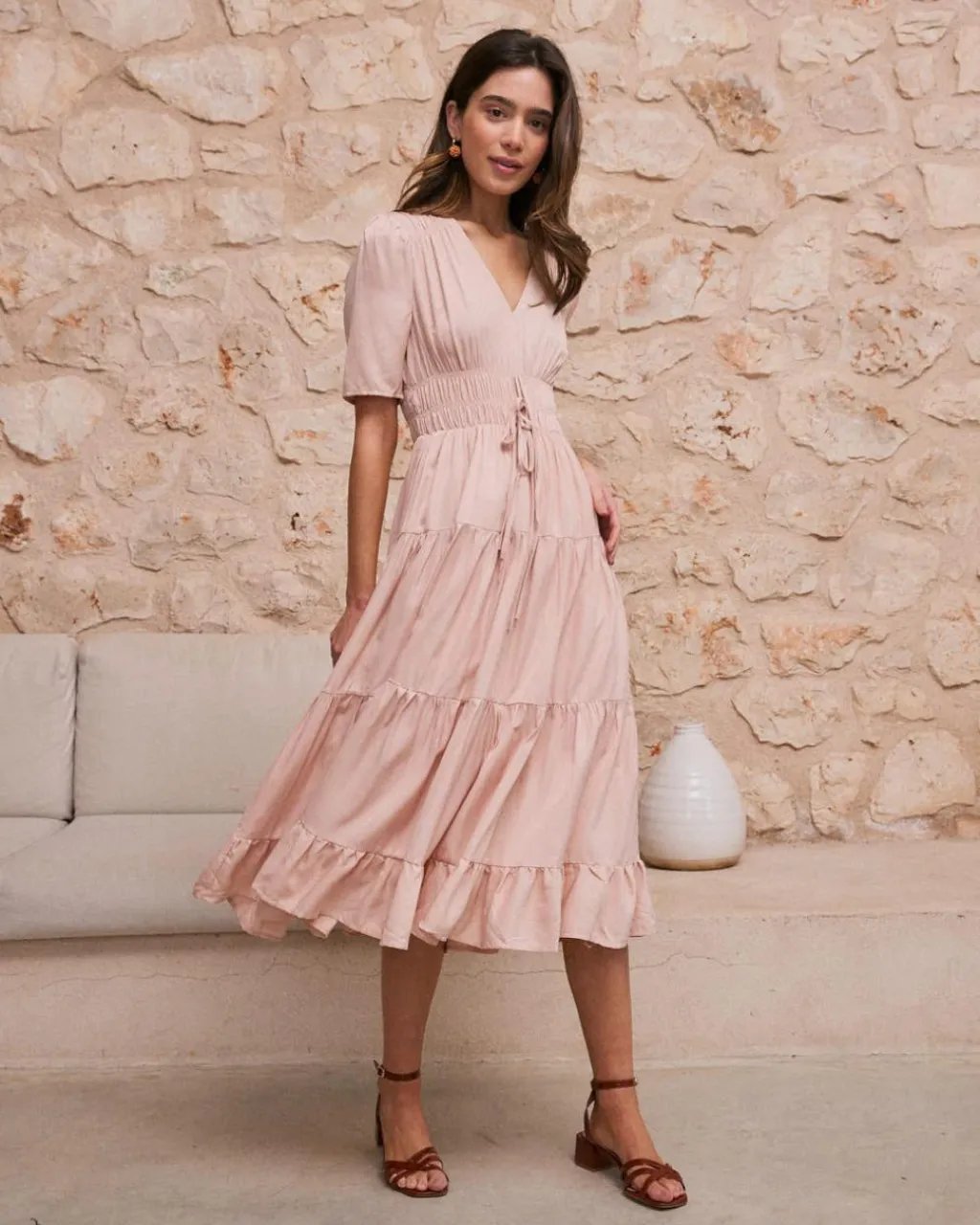 Polin et moi Robe froncée Melissa