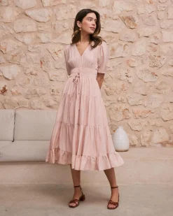 Polin et moi Robe froncée Melissa