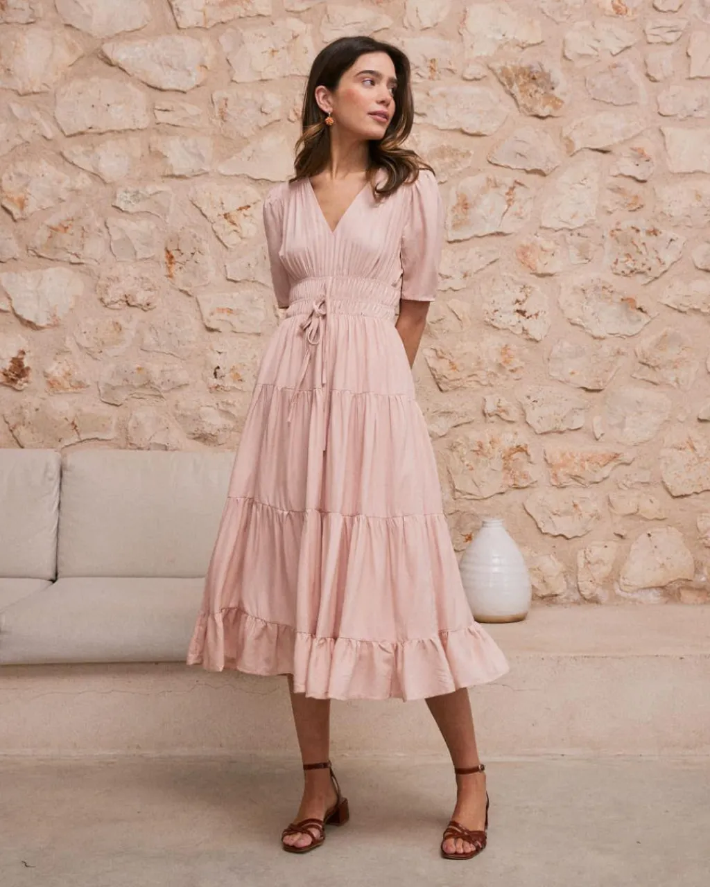 Polin et moi Robe froncée Melissa