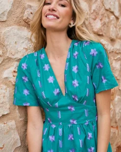 Polin et moi Robe longue brodée Rainelle