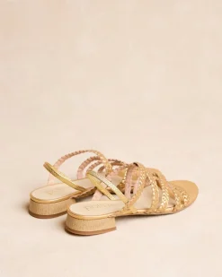 Polin et moi Sandale tressée Nuni