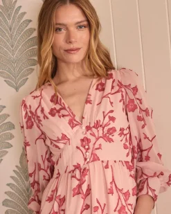 Polin et moi Sivia Robe longue brodée