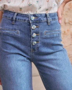 Polin et moi Thea Button Jeans