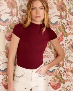 Polin et moi Top en maille Serena