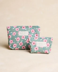 Polin et moi Trousse de toilette Olvira Petites Fleurs