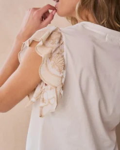 Polin et moi T-shirt à volants Luli