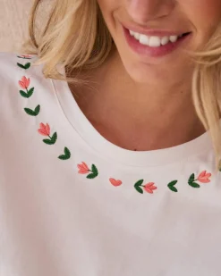 Polin et moi T-shirt brodé Floren