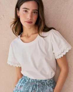 Polin et moi T-shirt en dentelle Petra