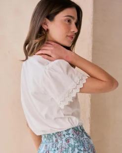 Polin et moi T-shirt en dentelle Petra